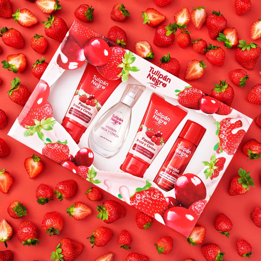 Estuche Passion Fresa y Cereza