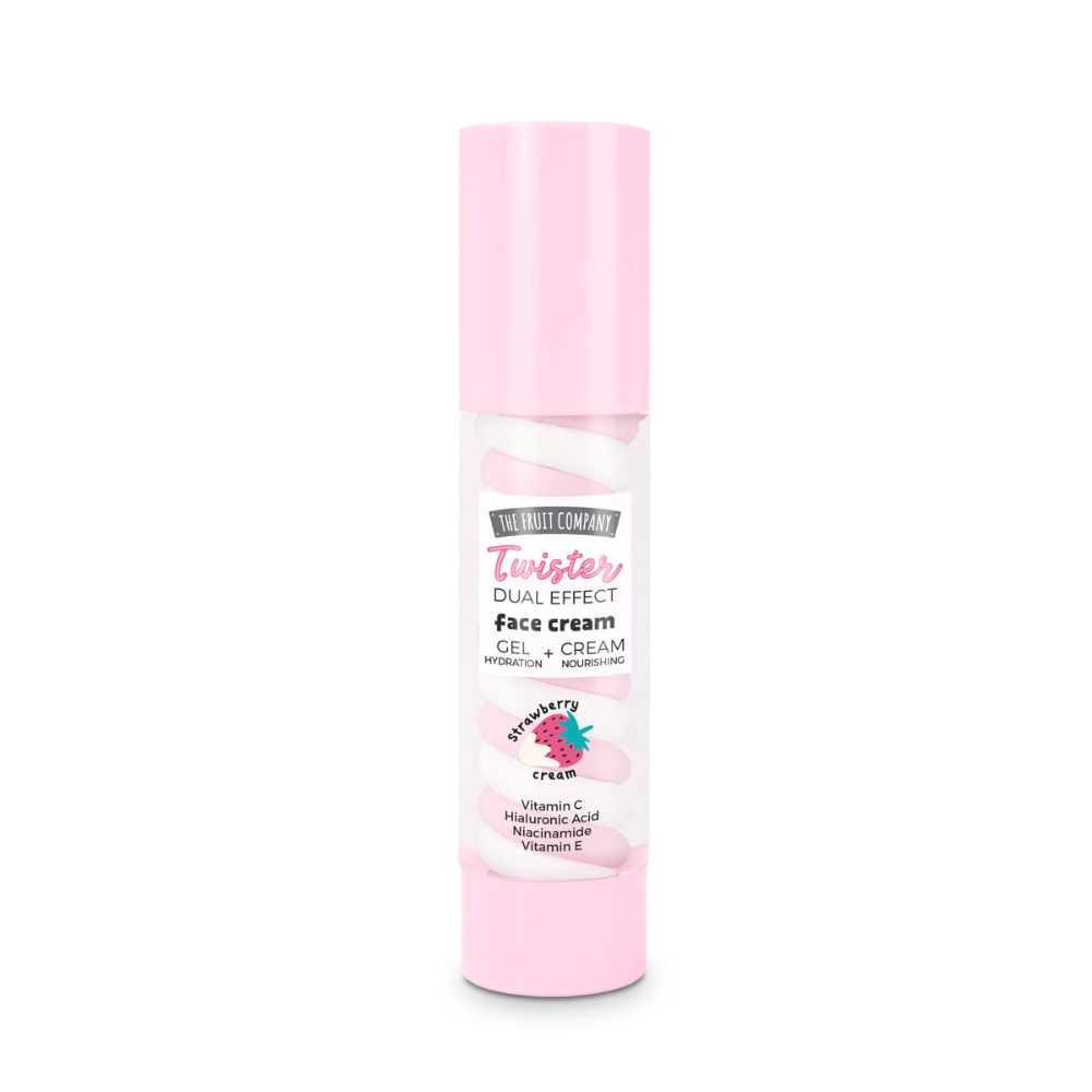 Twister Face Cream Fresa Nata 50 g – Hidratación Glow con Aroma Dulce ✨