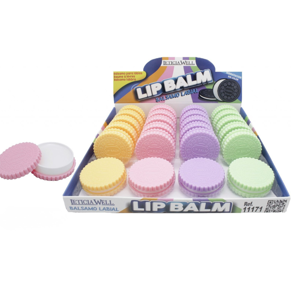 Bálsamo Labial Galleta Colores