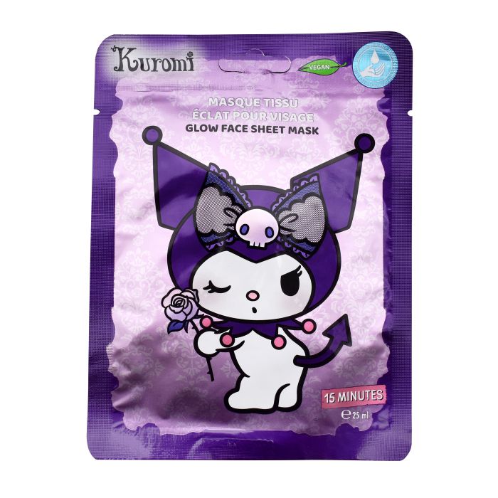Mascarilla Facial Iluminadora Kuromi