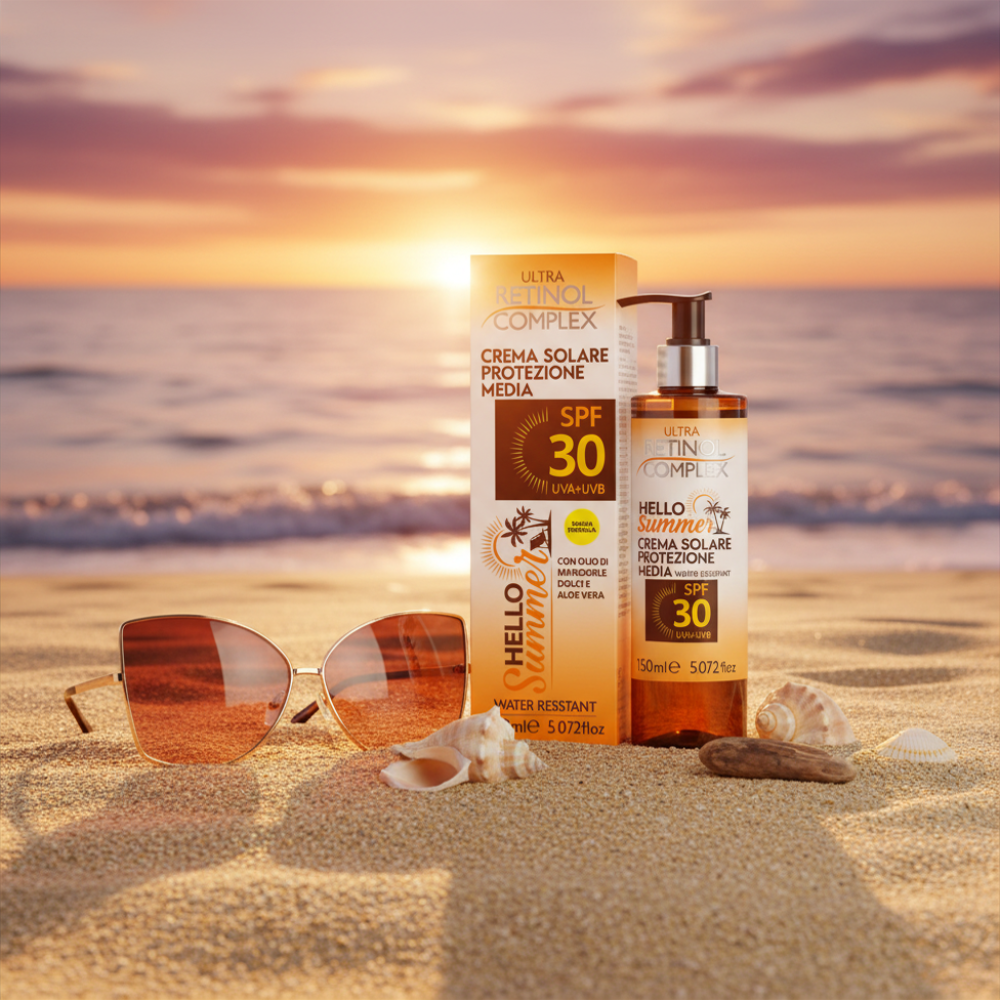 ✨ Crema Solar SPF 30 150 ml – Protección Media, Hidratación y Cuidado Antiedad ✨