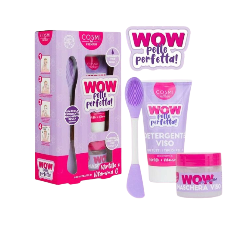 Set Cuidado Facial con Cepillo Exfoliante