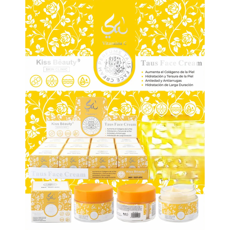 Crema Facial Taus – Vitamina C e Iluminadora ☀️