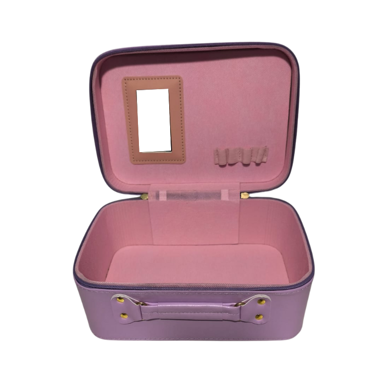 Estuche Maquillaje con Mini Espejo Gran Tamaño