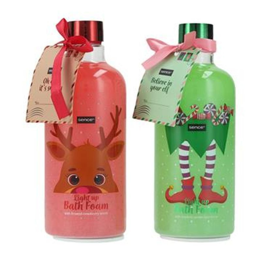Espuma de Baño con Luces Navideñas – Diversión y Aromaterapia 🛁