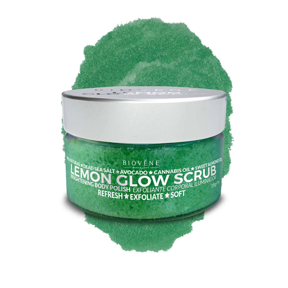 Lemon Glow Scrub – Exfoliante Corporal Iluminador (200 g) 🍋