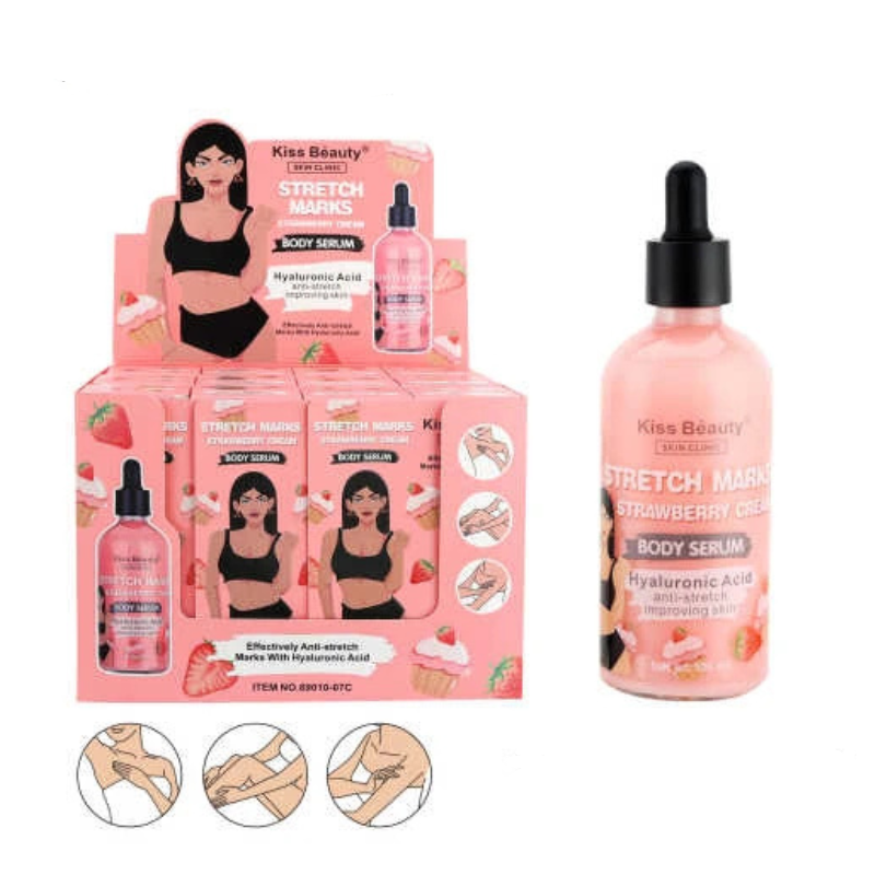 Body Serum Anti-Estrías de Ácido Hialurónico y Fresas