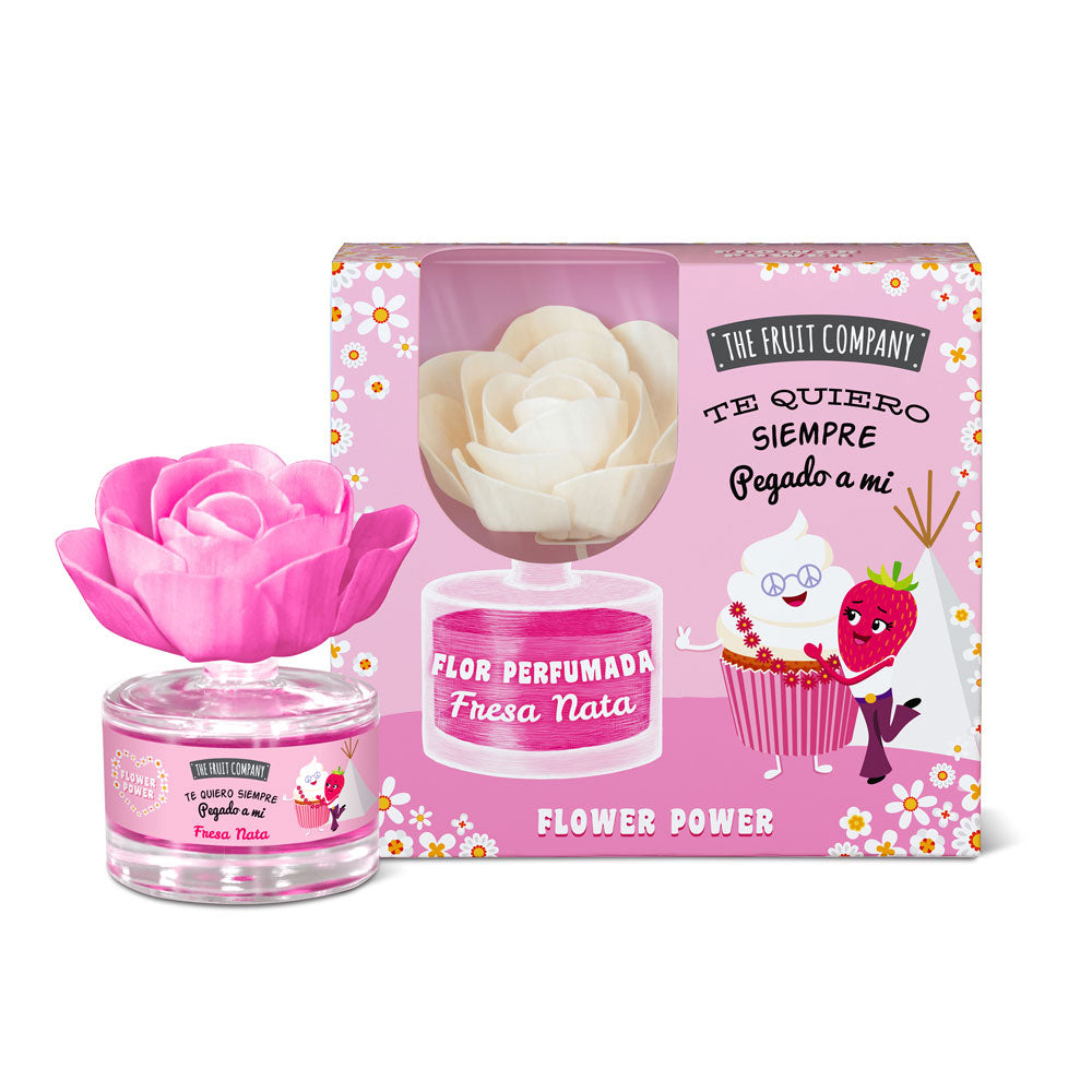Flor Perfumada Fresa Nata