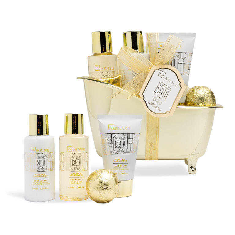 Set Bañera Gold Sándalo y Vainilla