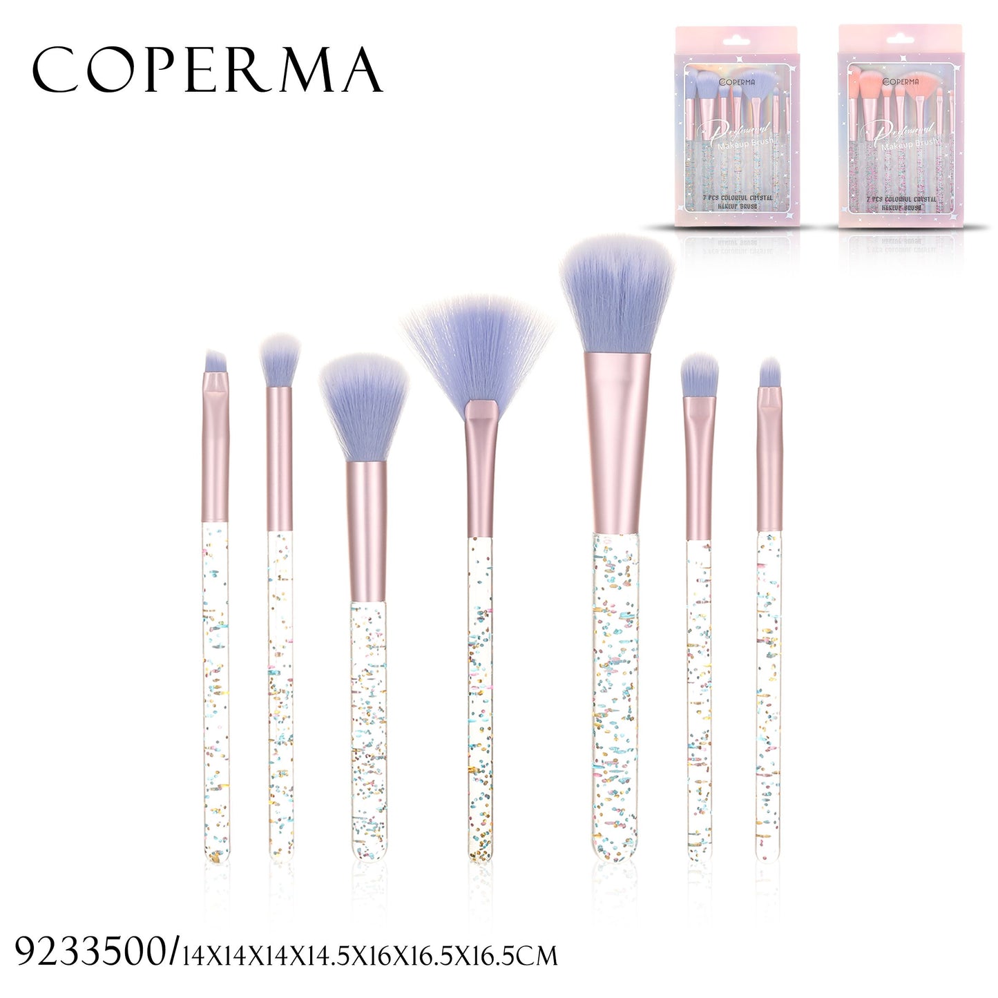 Set 7 Brochas de Maquillaje