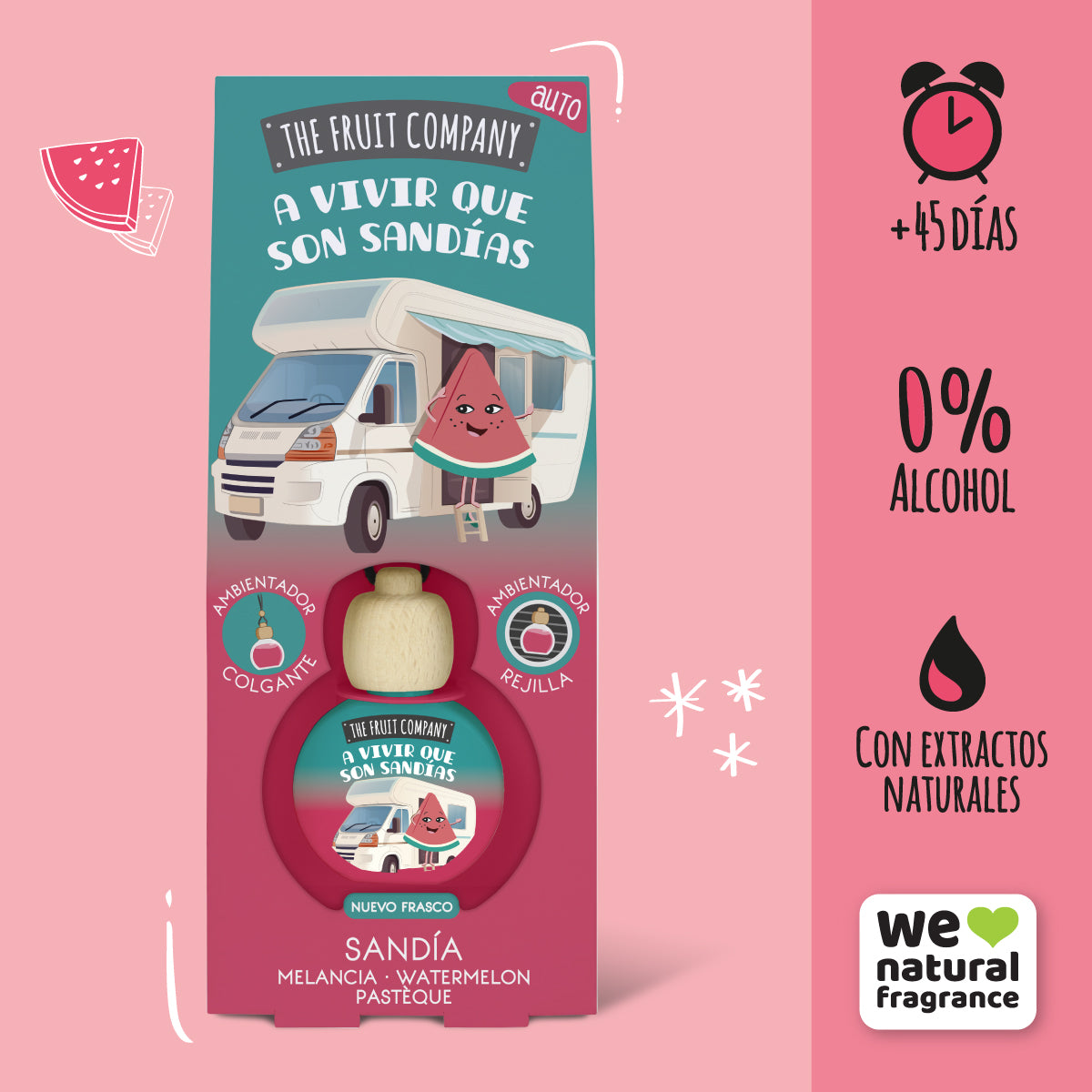 Ambientador Coche Sandía