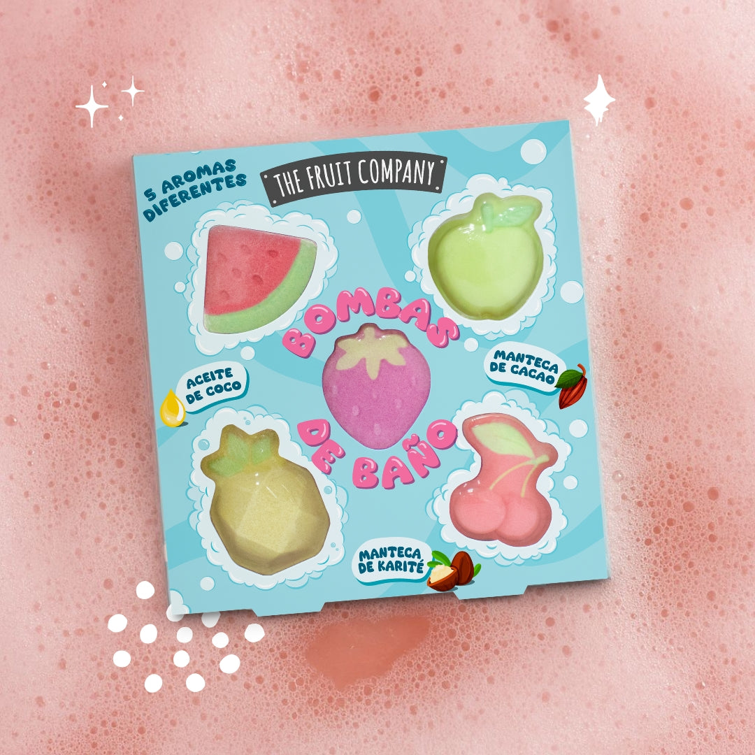 Pack 5 bombas de baño
