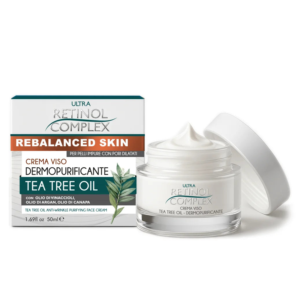 Crema Facial con Árbol del Té - Retinol Complex
