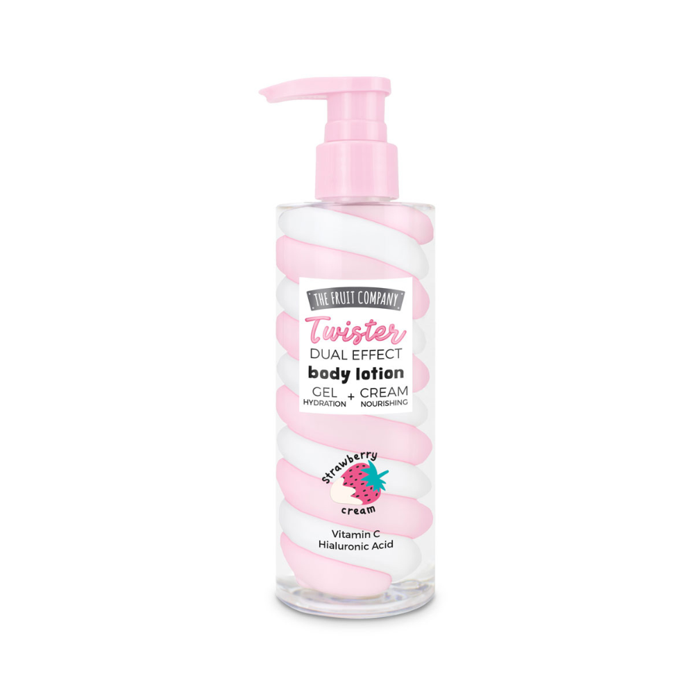Twister Body Lotion Fresa Nata 200 g – Hidratación Dulce y Glow Irresistible ✨