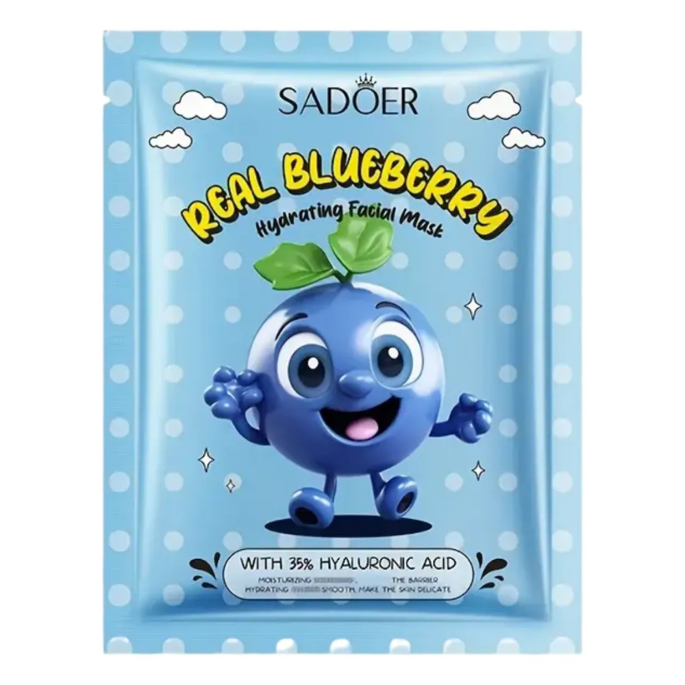 Mascarilla Facial Hidratante Blueberry – Tratamiento Facial Express ✨