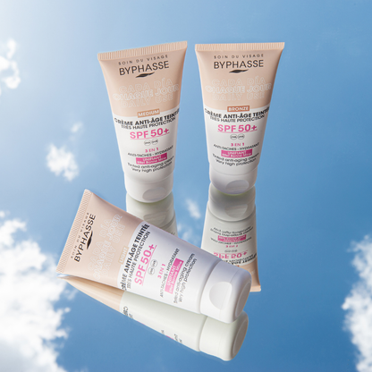 Crema Facial Antiedad SPF 50+ Color Light 50 ml