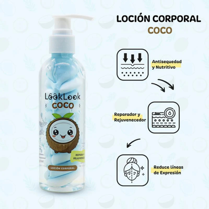 Loción Corporal Coco - Repara y Rejuvenece 🥥