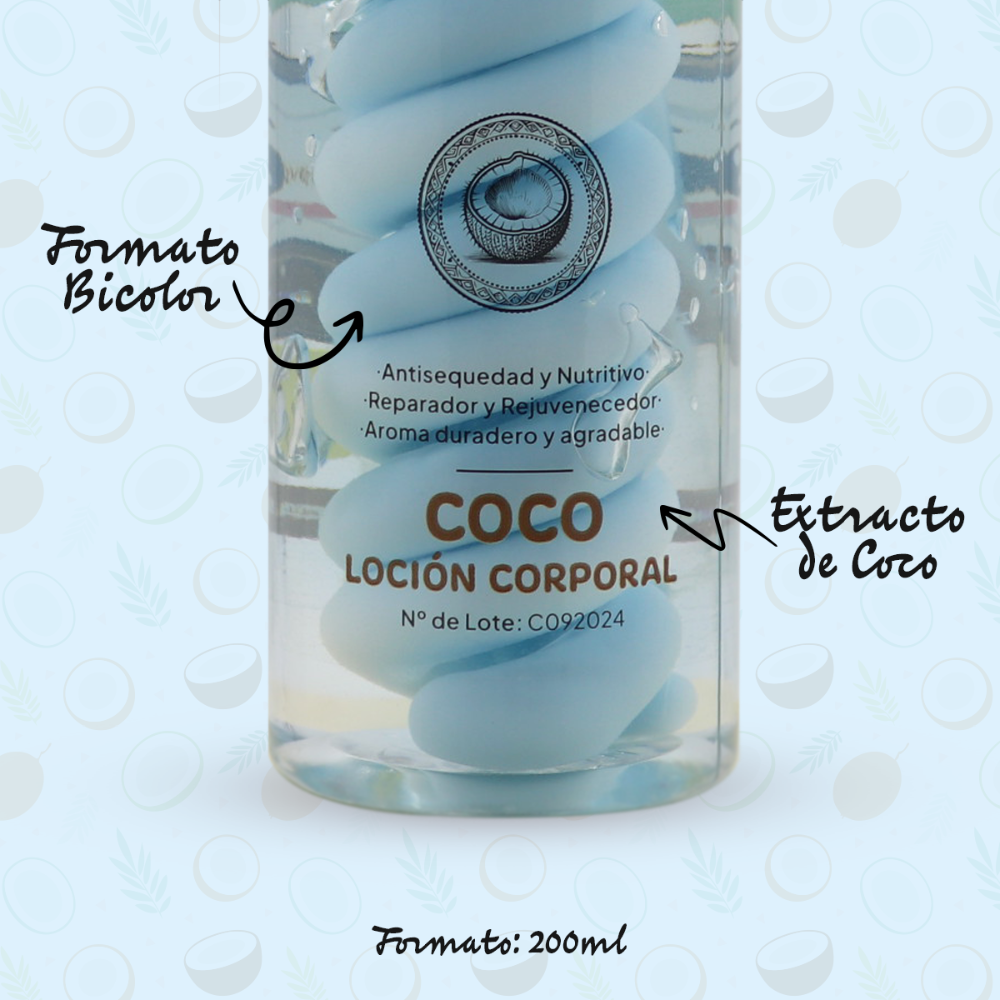 Loción Corporal Coco - Repara y Rejuvenece 🥥