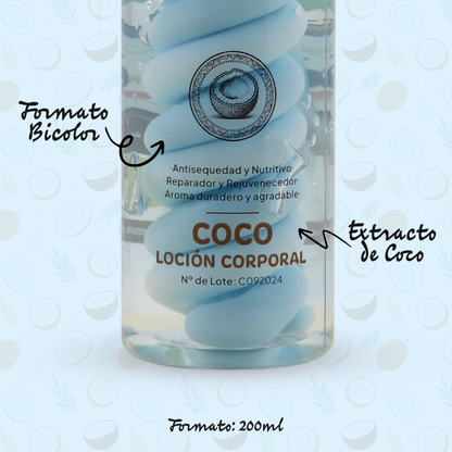 Loción Corporal Coco - Repara y Rejuvenece 🥥