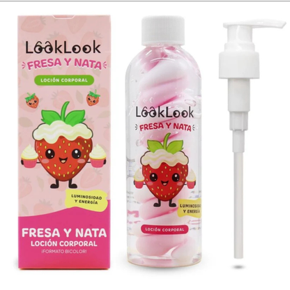 Loción Corporal Fresa Nata - Luminosidad y Energía 🍓