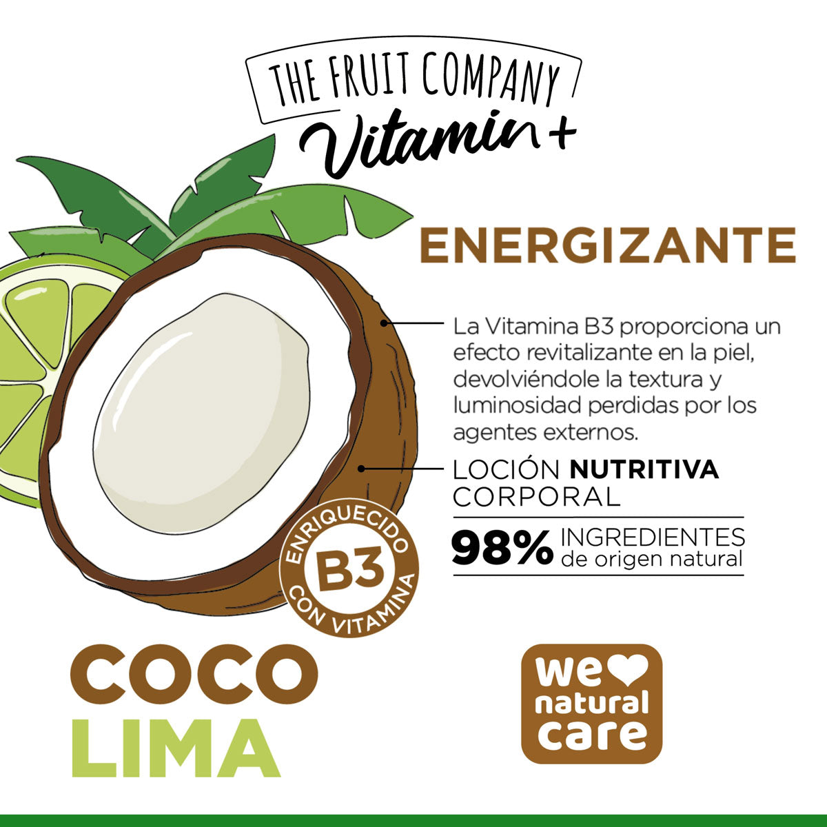 Loción Corporal Coco-Lima Vitamin+