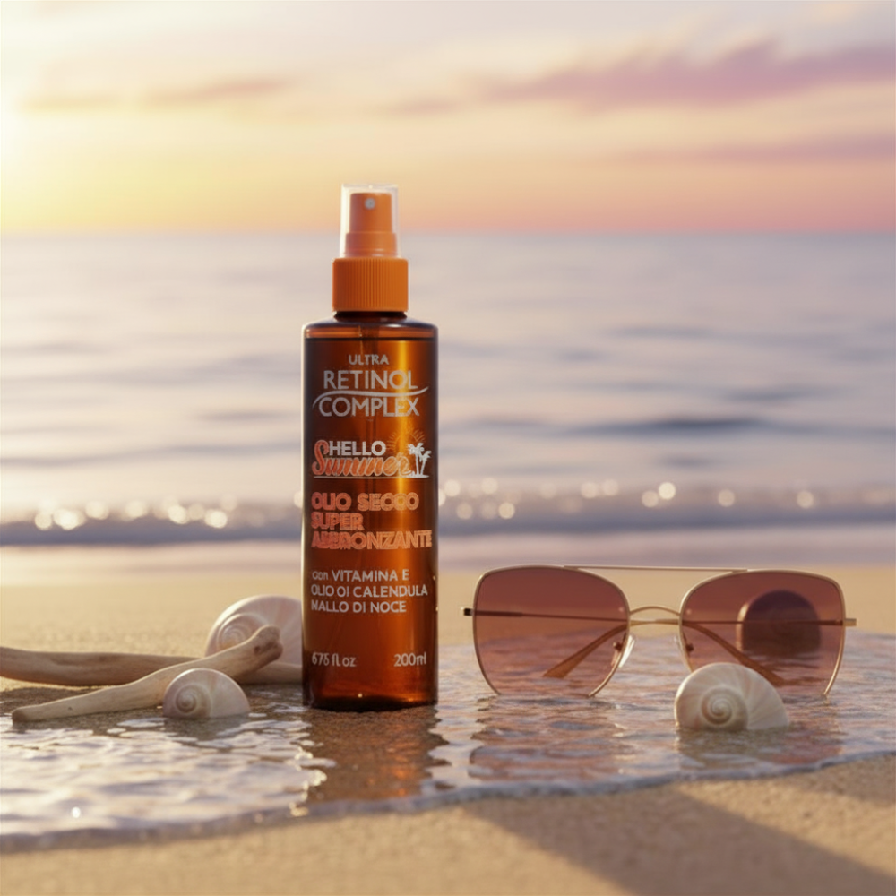 ✨ Aceite Seco Súper Bronceador 200 ml – Bronceado Intenso y Piel Sedosa ✨