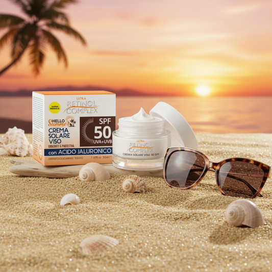 ✨ Crema Solar Facial SPF 50 50 ml – Alta Protección, Hidratación y Acción Antiedad ✨