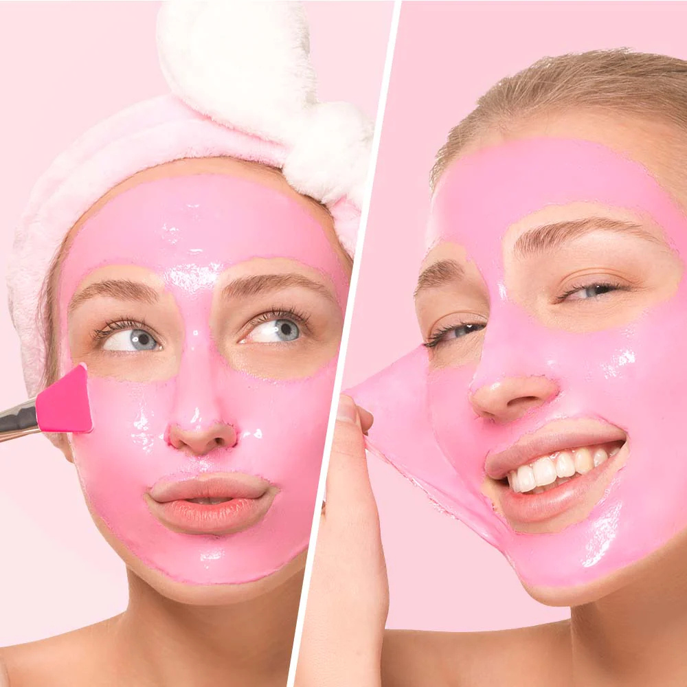 ✨ Mascarilla Facial Peel-Off Rosa – Limpieza Profunda & Efecto Glow ✨