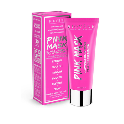 ✨ Mascarilla Facial Peel-Off Rosa – Limpieza Profunda & Efecto Glow ✨
