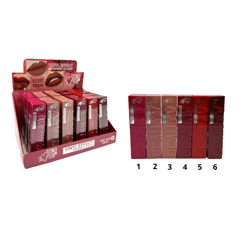 Lip Gloss Waterproof Efecto Vinilo