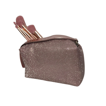 Set Neceser + 10 Brochas Maquillaje