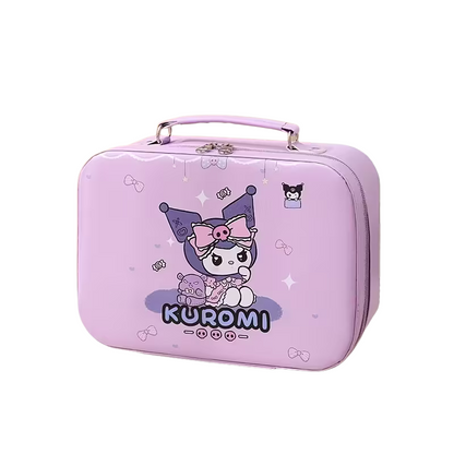 Estuche Maquillaje con Mini Espejo Gran Tamaño