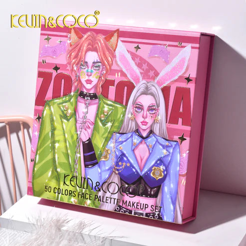 Paleta Zootopia 50 colores