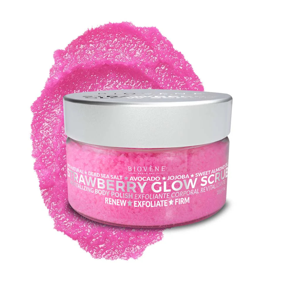 Strawberry Glow Scrub – Exfoliante Corporal Revitalizante (200 g) 🍓