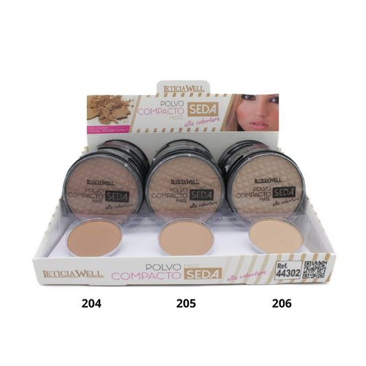 Polvos Compactos Mate Seda - Leticia Well