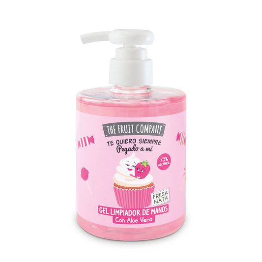 Gel Limpiador de Manos con Dosificador Fresa Nata 500 ml