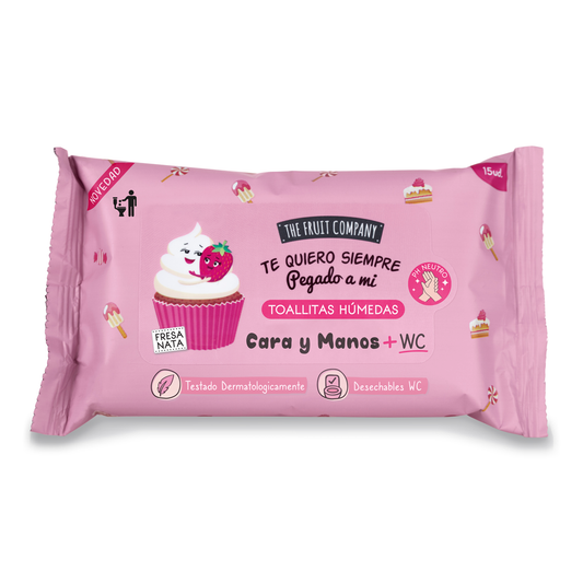 Toallitas Húmedas Multiusos Fresa Nata